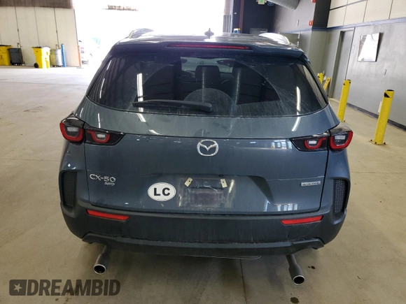 2024 Mazda CX-50 S Premium with VIN 7MMVABDM1RN173330, listed as a Copart auction lot 49608375 with 32,131 mi miles and Salvage Title. Bid and sale history available at DreamBid. Image 6.