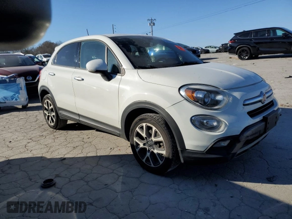 2018 FIAT 500X Urbana Edition with VIN ZFBCFXCB5JP691345, listed as a Copart auction lot 83659514 with 75,017 mi miles and Salvage Title. Bid and sale history available at carsss.com. Image 4.
