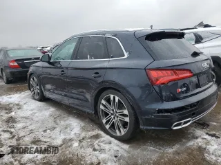 2018 Audi SQ5 Premium Plus with VIN WA1A4AFY5J2021776, listed as a Copart auction lot 43224194 with 46,659 mi miles and . Bid and sale history available at DreamBid. Image 2.