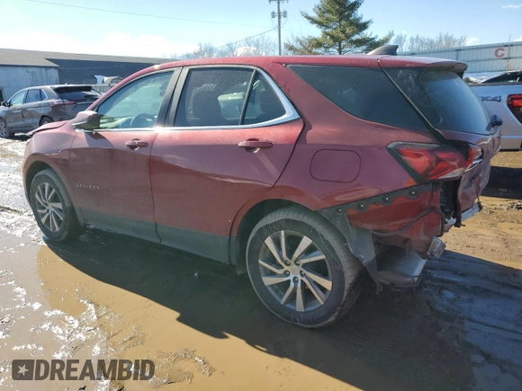 2024 Chevrolet Equinox LT with VIN 3GNAXUEG3RS225362, listed as a Copart auction lot 46871345 with 4,557 mi miles and Non Repairable. Bid and sale history available at DreamBid. Image 2.