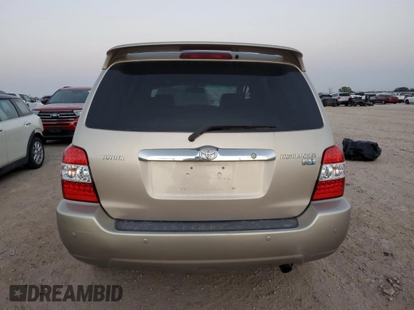 2007 Toyota Highlander w/3rd Row z VIN JTEDW21A070019527, wystawiony jako Copart lot #48214145 z przebiegiem 185 596 mil mil oraz Szkoda całkowita • Salvage title. Historia ofert i sprzedaży dostępna na DreamBid. Obrazek 6.