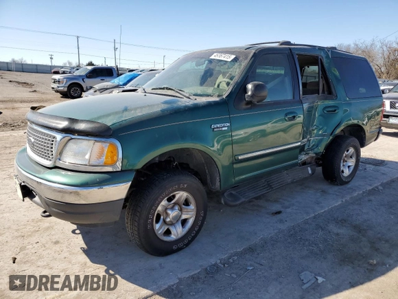 1999 Ford Expedition XLT with VIN 1FMPU18L0XLB96873, listed as a Copart auction lot 46367415 with 161,282 mi miles and Salvage title. Bid and sale history available at DreamBid. Image 1.
