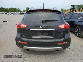 2017 Infiniti QX50 with VIN JN1BJ0RR0HM403944, listed as a Copart auction lot 52775794 with 105,916 mi miles and Salvage Title. Bid and sale history available at carsss.com. Image 6.