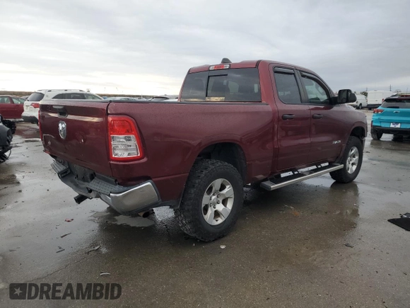 2019 Ram 1500 Tradesman with VIN 1C6RRECT3KN737951, listed as a Copart auction lot 42994725 with 68,969 mi miles and Non repairable. Bid and sale history available at DreamBid. Image 3.