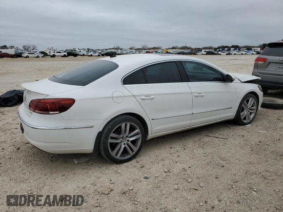 2013 Volkswagen CC Lux with VIN WVWRP7AN7DE549693, listed as a Copart auction lot 89004315 with 93,784 mi miles and Salvage Title. Bid and sale history available at carsss.com. Image 3.
