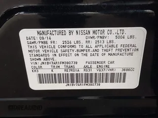 2015 Infiniti Q50 Premium with VIN JN1BV7AR1FM390739, listed as a IAAI auction lot 41865581 with 172,326 mi miles and . Bid and sale history available at DreamBid. Image 9.