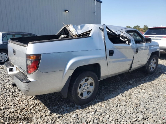 2007 Honda Ridgeline RT with VIN 2HJYK16237H506984, listed as a Copart auction lot 75750264 with 166,814 mi miles and Salvage Title. Bid and sale history available at carsss.com. Image 3.