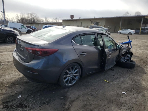 2018 Mazda Mazda3 4-Door Grand Touring with VIN 3MZBN1W31JM214203, listed as a Copart auction lot 50160795 with 51,682 mi miles and Salvage Title. Bid and sale history available at carsss.com. Image 3.