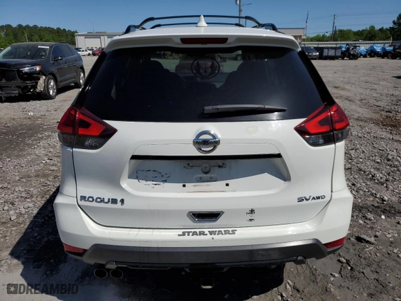 2017 Nissan Rogue S with VIN 5N1AT2MV3HC754058, listed as a Copart auction lot 52511645 with 100,559 mi miles and Salvage Title. Bid and sale history available at carsss.com. Image 6.