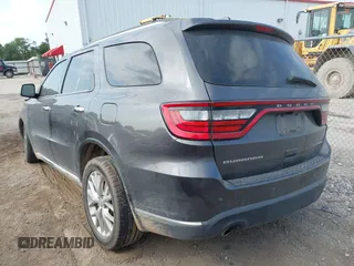 2014 Dodge Durango Citadel with VIN 1C4RDHEG2EC381324, listed as a IAAI auction lot 42021611 with 104,178 mi miles and . Bid and sale history available at DreamBid. Image 3.