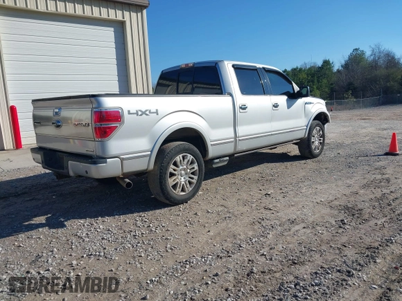 2011 Ford F-150 XL with VIN 1FTFW1EF1BFA03162, listed as a IAAI auction lot 41212287 with 218,060 mi miles. Bid and sale history available at carsss.com. Image 4.