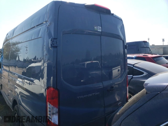 2020 Ford Transit Cargo with VIN 1FTBR3X85LKA18644, listed as a Copart auction lot 89212555 with 74,398 mi miles and Salvage Title. Bid and sale history available at carsss.com. Image 6.