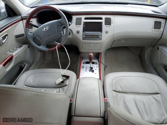 2007 Hyundai Azera SE with VIN KMHFC46F97A242080, listed as a Copart auction lot 45227394 with 147,742 mi miles and Salvage Title. Bid and sale history available at carsss.com. Image 8.