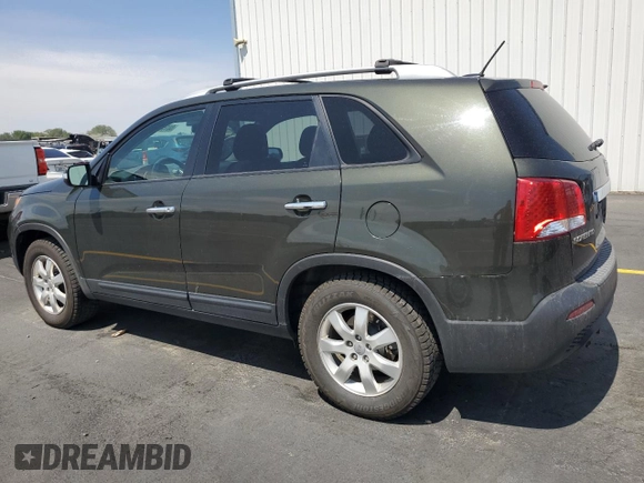 2013 Kia Sorento LX with VIN 5XYKT3A61DG334963, listed as a Copart auction lot 60152345 with 176,500 mi miles and Salvage title. Bid and sale history available at DreamBid. Image 2.