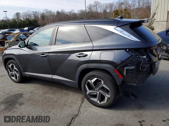 2023 Hyundai Tucson SEL z VIN 5NMJFCAE2PH196581, wystawiony jako Copart lot #48885265 z przebiegiem 44 171 mil mil oraz Szkoda całkowita • Salvage title. Historia ofert i sprzedaży dostępna na DreamBid. Obrazek 2.
