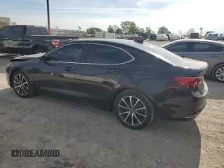 2015 Acura TLX V6 with VIN 19UUB2F32FA009747, listed as a Copart auction lot 55556435 with 83,592 mi miles and Salvage title. Bid and sale history available at DreamBid. Image 2.