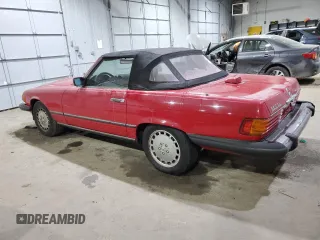 1987 Mercedes-Benz 560 SL with VIN WDBBA48D8HA067597, listed as a Copart auction lot 86120744 with 136,772 mi miles and Clean Title. Bid and sale history available at carsss.com. Image 2.