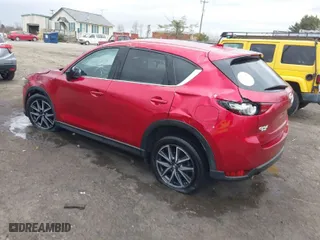 2017 Mazda CX-5 Grand Touring with VIN JM3KFBDL0H0177495, listed as a IAAI auction lot 41722655 with 58,972 mi miles. Bid and sale history available at carsss.com. Image 3.