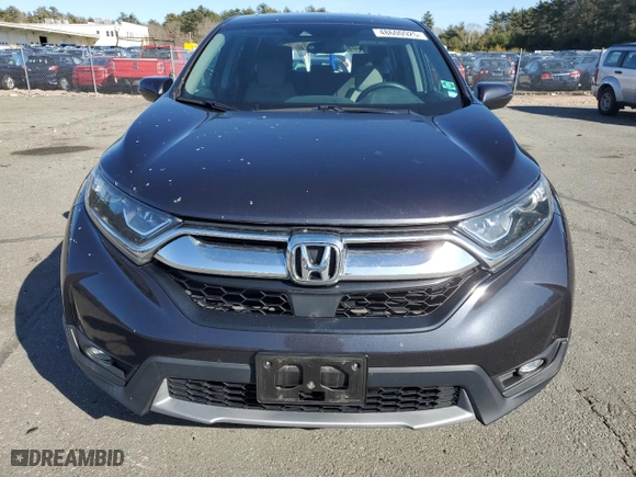 2019 Honda CR-V EX with VIN 2HKRW2H50KH654679, listed as a Copart auction lot 48600925 with 64,990 mi miles and Salvage Title. Bid and sale history available at carsss.com. Image 5.