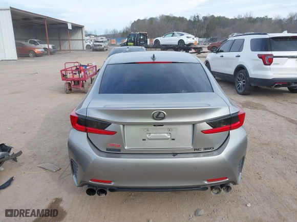 2017 Lexus RC with VIN JTHHE5BC3H5016957, listed as a IAAI auction lot 41190649 with 71,401 mi miles. Bid and sale history available at carsss.com. Image 16.