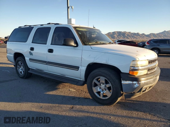 2005 Chevrolet Suburban LS with VIN 3GNEC16ZX5G176881, listed as a Copart auction lot 80467894 with 203,283 mi miles and Salvage title. Bid and sale history available at DreamBid. Image 4.
