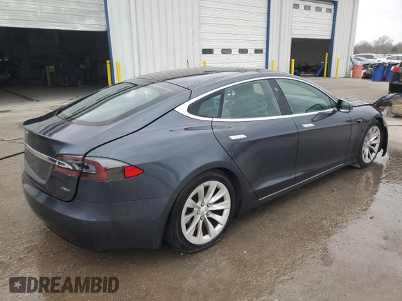 2016 Tesla Model S 90D with VIN 5YJSA1E20GF168108, listed as a Copart auction lot 55589615 with 138,295 mi miles and Salvage Title. Bid and sale history available at DreamBid. Image 3.