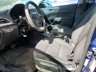 2021 Hyundai Accent SEL with VIN 3KPC24A61ME135728, listed as a Copart auction lot 56217095 with 40,181 mi miles and Salvage title. Bid and sale history available at DreamBid. Image 7.