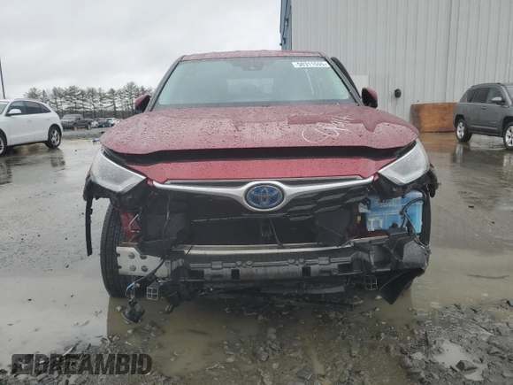 2021 Toyota Highlander Hybrid LE with VIN 5TDBBRCH1MS518064, listed as a Copart auction lot 50311555 with Not provided miles and Salvage title. Bid and sale history available at DreamBid. Image 5.