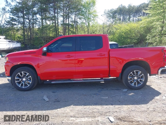 2022 Chevrolet Silverado 1500 LT with VIN 1GCPACED2NZ561022, listed as a IAAI auction lot 42019820 with 1 mi miles. Bid and sale history available at carsss.com. Image 14.