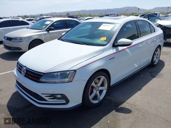 2017 Volkswagen Jetta GLI z VIN 3VW5T7AJ3HM257978, wystawiony jako IAAI lot #41855055 z przebiegiem 177 344 mil mil oraz . Historia ofert i sprzedaży dostępna na DreamBid. Obrazek 2.