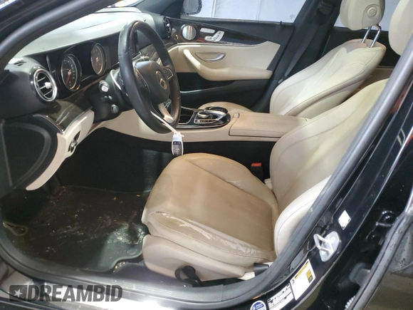 2018 Mercedes-Benz E-Class E 300 with VIN WDDZF4JBXJA374002, listed as a Copart auction lot 42376925 with 136,184 mi miles and Salvage Title. Bid and sale history available at carsss.com. Image 7.