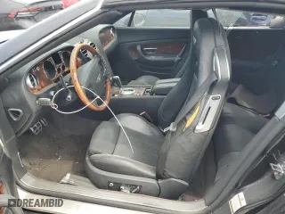 2007 Bentley Continental GT with VIN SCBDR33W97C045720, listed as a Copart auction lot 76321974 with 0 mi miles and Salvage Title. Bid and sale history available at carsss.com. Image 7.