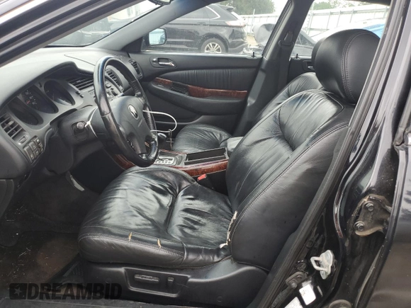 2003 Acura TL with VIN 19UUA56603A075613, listed as a Copart auction lot 73479814 with 0 mi miles and Salvage Title. Bid and sale history available at carsss.com. Image 7.