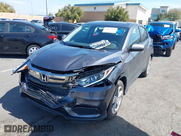 2022 Honda HR-V LX with VIN 3CZRU6H36NM744939, listed as a IAAI auction lot 41812423 with 19,910 mi miles. Bid and sale history available at carsss.com. Image 17.
