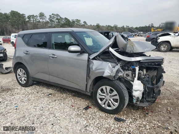 2022 Kia Soul LX with VIN KNDJ23AU8N7801680, listed as a Copart auction lot 47019045 with 109,883 mi miles and Salvage Title. Bid and sale history available at carsss.com. Image 4.