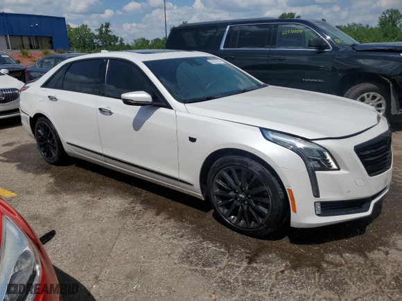 2018 Cadillac CT6 Luxury AWD with VIN 1G6KD5RSXJU150841, listed as a Copart auction lot 62670224 with 108,336 mi miles and Clean Title. Bid and sale history available at carsss.com. Image 4.