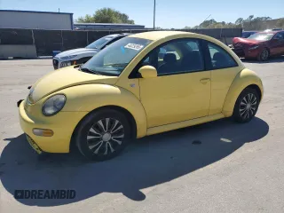 2003 Volkswagen New Beetle Coupe GL with VIN 3VWBK21CX3M414361, listed as a Copart auction lot 48229265 with 147,994 mi miles and Salvage Title. Bid and sale history available at carsss.com. Image 1.