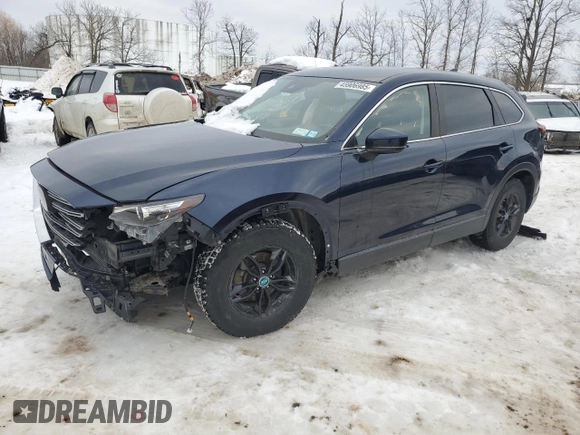 2019 Mazda CX-9 Sport with VIN JM3TCBBYXK0313828, listed as a Copart auction lot 45906985 with 82,358 mi miles and Salvage Title. Bid and sale history available at carsss.com. Image 1.