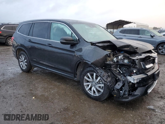 2019 Honda Pilot EX-L with VIN 5FNYF5H58KB036456, listed as a Copart auction lot 44360445 with 82,714 mi miles and Salvage Title. Bid and sale history available at DreamBid. Image 4.