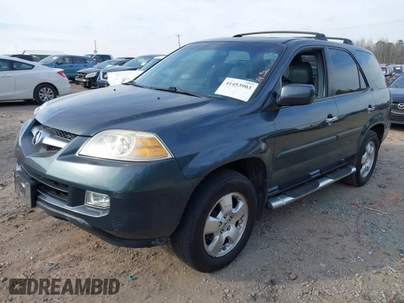 2004 Acura MDX with VIN 2HNYD18204H562124, listed as a IAAI auction lot 41453903 with 146,999 mi miles. Bid and sale history available at carsss.com. Image 2.