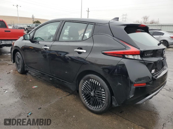 2025 Nissan LEAF SV Plus with VIN 1N4CZ1CV9SC559005, listed as a Copart auction lot 45686145 with 4,151 mi miles and Salvage Title. Bid and sale history available at carsss.com. Image 2.