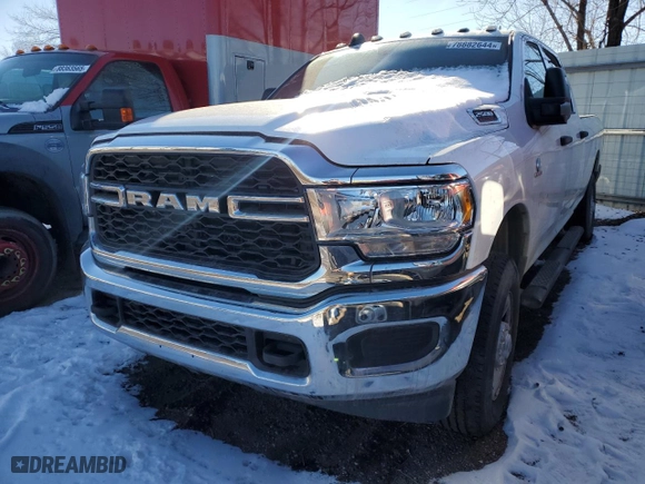 2024 Ram 2500 Tradesman with VIN 3C6UR5HL9RG125579, listed as a Copart auction lot 78882644 with 27,318 mi miles and Salvage Title. Bid and sale history available at carsss.com. Image 1.