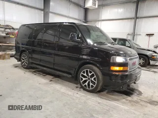 2012 GMC Savana Cargo Van YF7 Upfitter with VIN 1GDS8DC49C1150688, listed as a Copart auction lot 44946485 with 96,026 mi miles and Salvage Title. Bid and sale history available at carsss.com. Image 4.