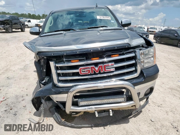 2013 GMC Sierra 1500 SLE with VIN 3GTP1VE0XDG355146, listed as a Copart auction lot 61967045 with 99,095 mi miles and Salvage title. Bid and sale history available at DreamBid. Image 5.
