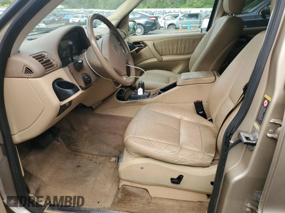 2002 Mercedes-Benz M-Class with VIN 4JGAB54E42A328208, listed as a Copart auction lot 66570984 with 0 mi miles and Salvage Title. Bid and sale history available at carsss.com. Image 7.