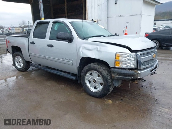 2013 Chevrolet Silverado 1500 LT with VIN 3GCPKSE77DG190293, listed as a IAAI auction lot 41968478 with 94,487 mi miles. Bid and sale history available at carsss.com. Image 1.