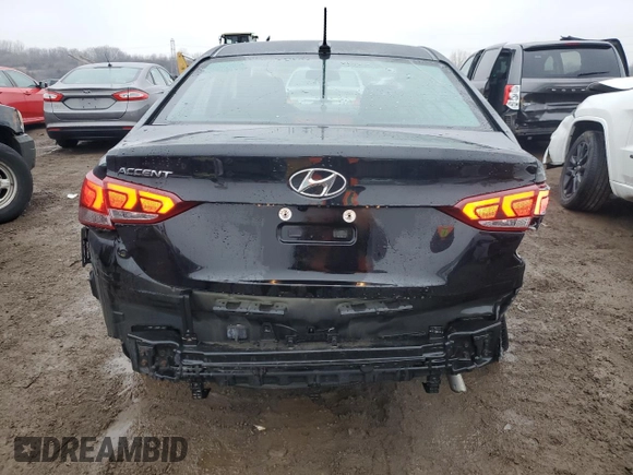 2022 Hyundai Accent Limited with VIN 3KPC34A69NE160326, listed as a Copart auction lot 86615334 with 34,073 mi miles and Salvage Title. Bid and sale history available at carsss.com. Image 6.