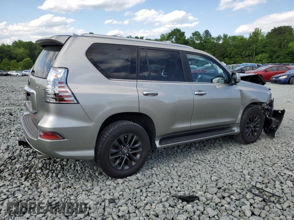 2023 Lexus GX 460 Premium with VIN JTJAM7BX3P5383132, listed as a Copart auction lot 57887005 with 18,198 mi miles and Salvage title. Bid and sale history available at DreamBid. Image 3.