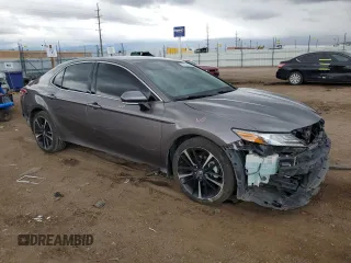 2018 Toyota Camry XSE с VIN 4T1B61HK2JU033624, выставлен на аукционе Copart как лот 55128935 с пробегом 86 024 миль миль и Списание • Salvage title. История ставок и продаж доступна на DreamBid. Изображение 4.