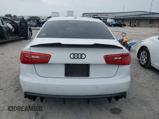 2013 Audi A6 Premium Plus with VIN WAUDFAFC0DN051723, listed as a Copart auction lot 57493605 with 74,881 mi miles and Salvage title. Bid and sale history available at DreamBid. Image 6.